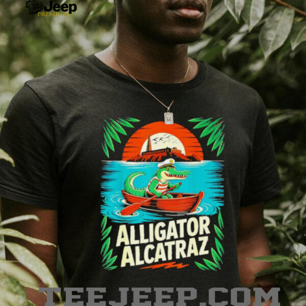 Alligator Alcatraz Florida Gator rowing shirt