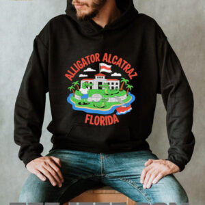 Alligator Alcatraz Florida Prison Island cartoon shirt