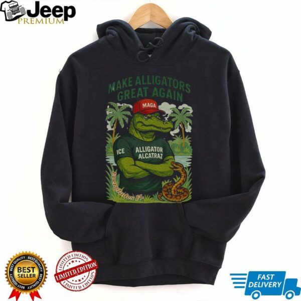 Alligator Alcatraz MAGA red hat make Alligators great again shirt