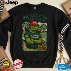 Alligator Alcatraz MAGA red hat make Alligators great again shirt
