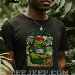 Alligator Alcatraz MAGA red hat make Alligators great again shirt