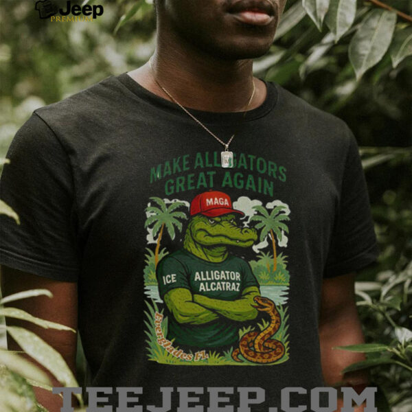 Alligator Alcatraz MAGA red hat make Alligators great again shirt