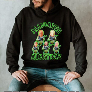 Alligator Alcatraz Trump gun shirt