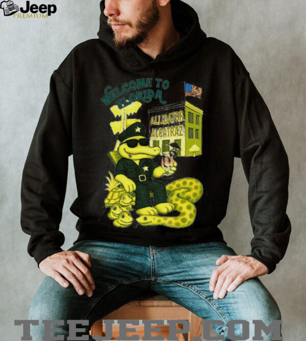 Alligator Alcatraz Welcome To Florida Retro shirt