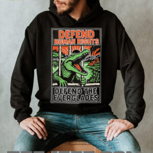Alligator Alcatraz defend human rights defend the everglades shirt