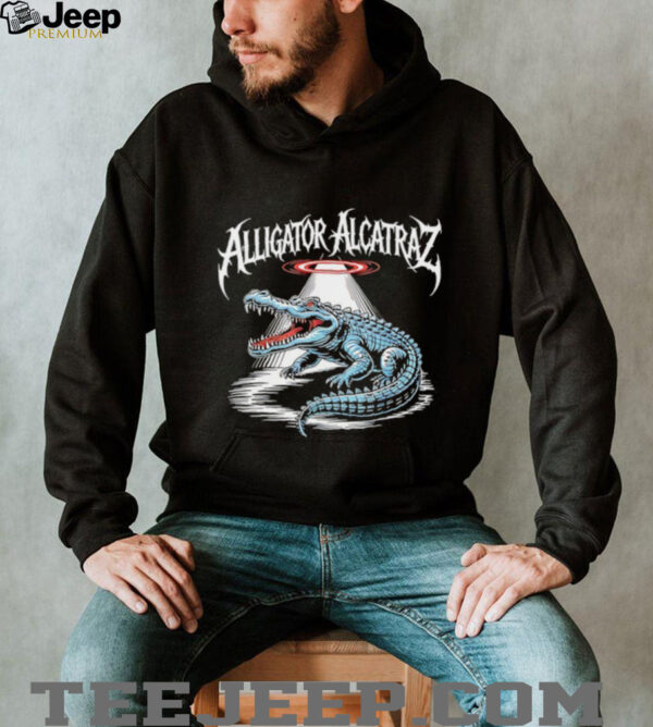 Alligator Alcatraz helicopter light shirt