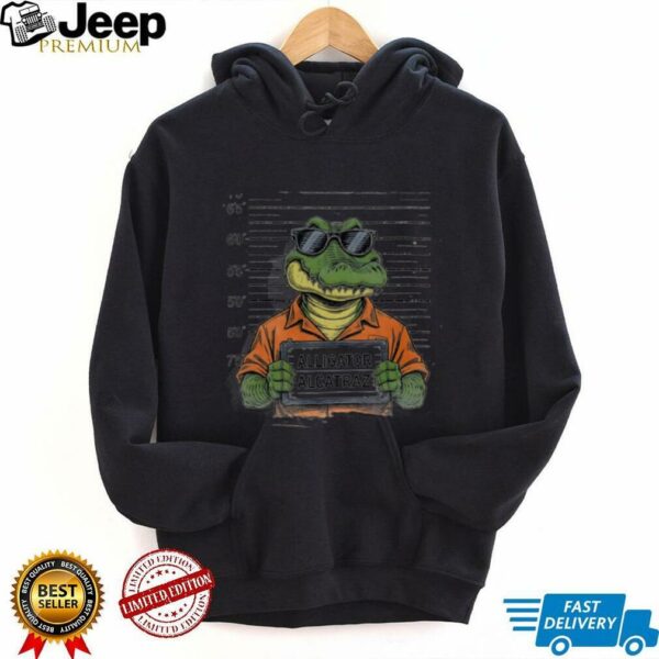 Alligator Alcatraz mugshot art shirt