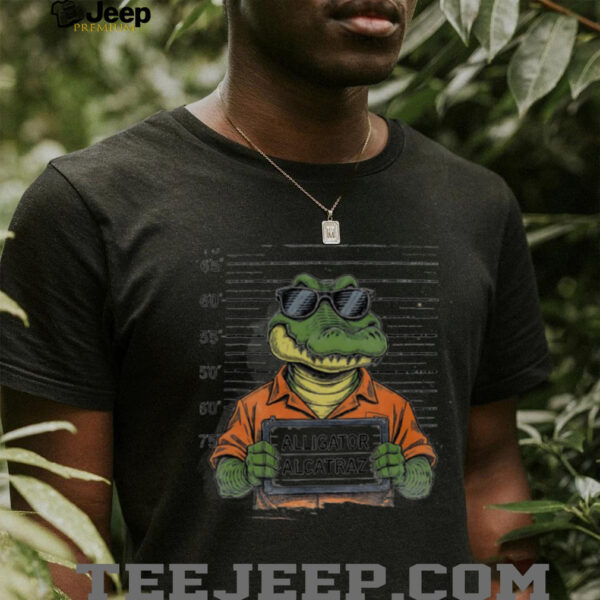 Alligator Alcatraz mugshot art shirt