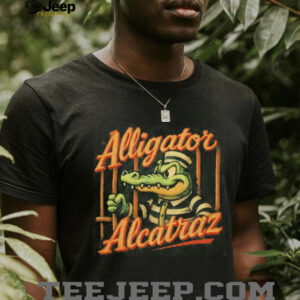 Alligator Alcatraz mugshot cartoon shirt