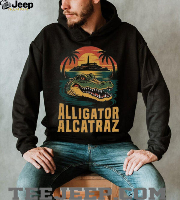Alligator Alcatraz retro shirt