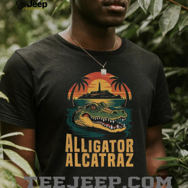 Alligator Alcatraz retro shirt