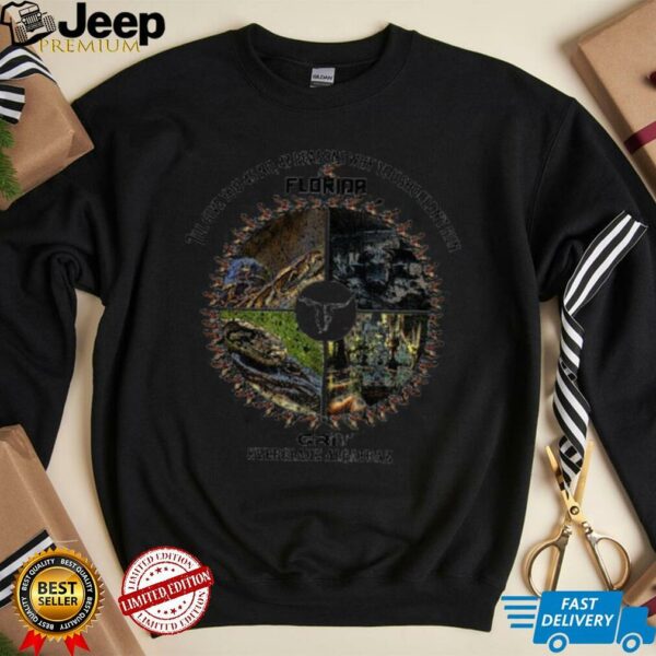 Alligator Everglades Alcatraz I’ll give you 45 no 47 reasons why you shouldn’t run Florida Grit shirt