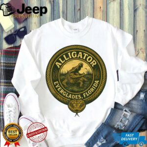Alligator Florida Everglades Funny Design T Shirt