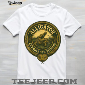Alligator Florida Everglades Funny Design T Shirt