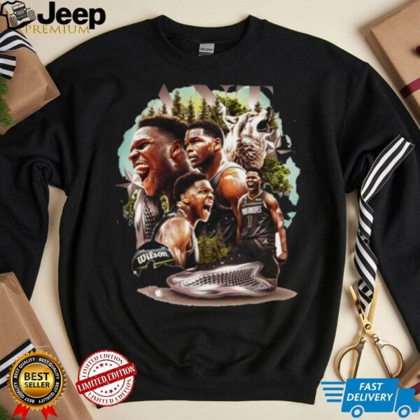 Anthony Edwards Minnesota Timberwolves basketball 2025 NBA shirt
