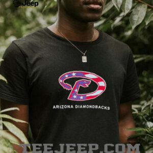 Arizona Diamondbacks USA flag shirt