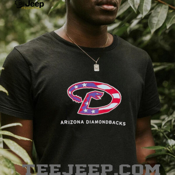 Arizona Diamondbacks USA flag shirt