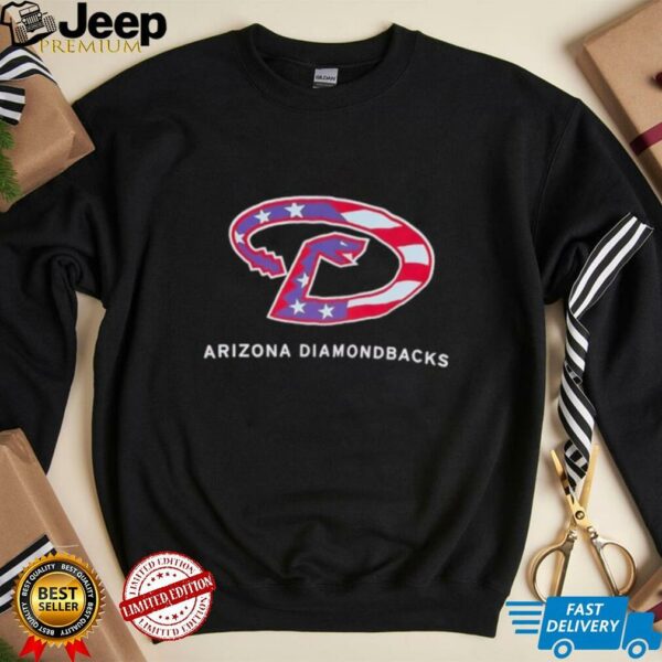 Arizona Diamondbacks USA flag shirt