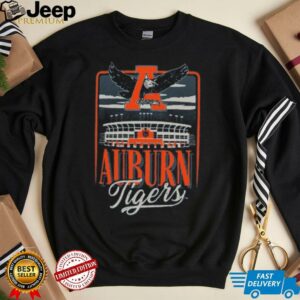 Auburn Tigers Youth Navy Blue Stadium Sky T Shirt
