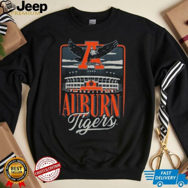 Auburn Tigers Youth Navy Blue Stadium Sky T Shirt