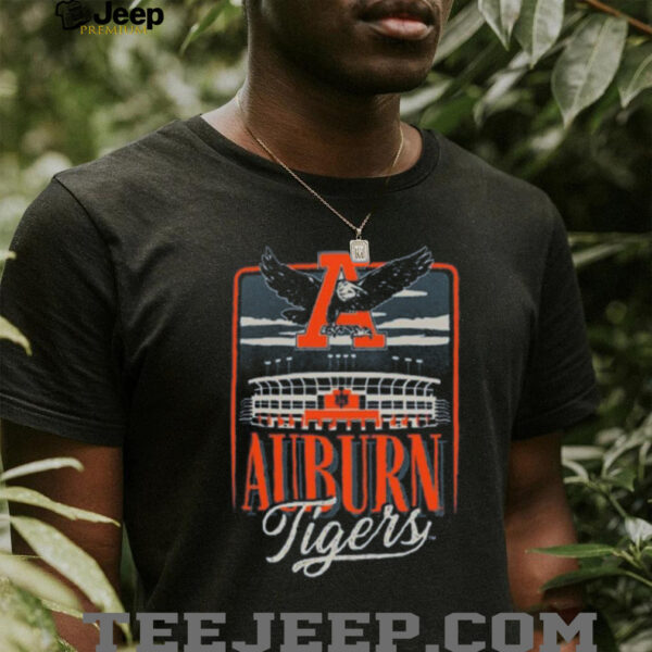 Auburn Tigers Youth Navy Blue Stadium Sky T Shirt