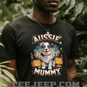 Aussie Mummy Halloween Costume Dog Owner Australien Shepherd Pullover Shirt