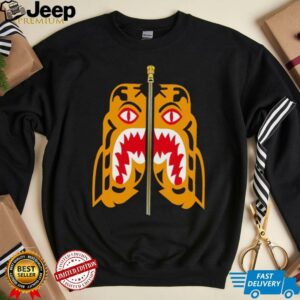 BAPE MENS COLORS TIGER HEAD SHIRT
