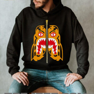 BAPE MENS COLORS TIGER HEAD SHIRT