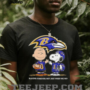 Baltimore Ravens Charlie Brown Snoopy Ravens Forever Not Just When...