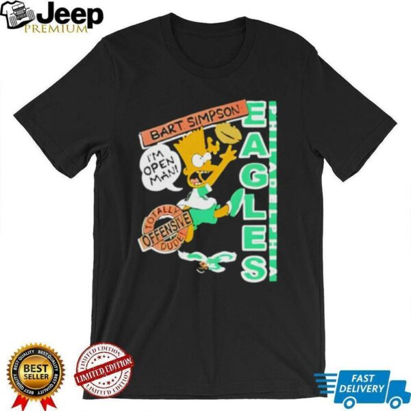 Bart Simpson Eagles NFL Shirt