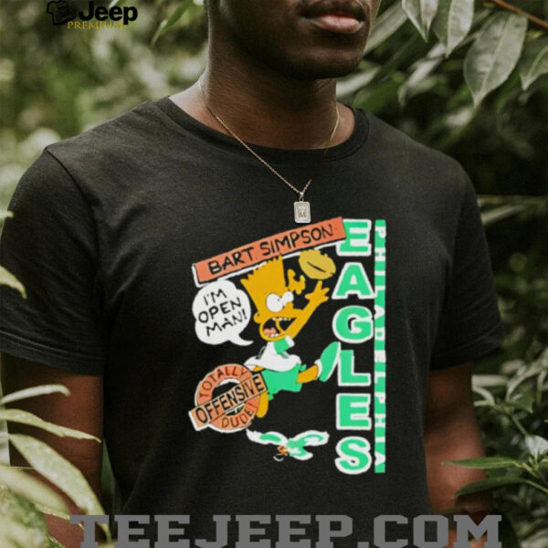Bart Simpson Eagles NFL Shirt