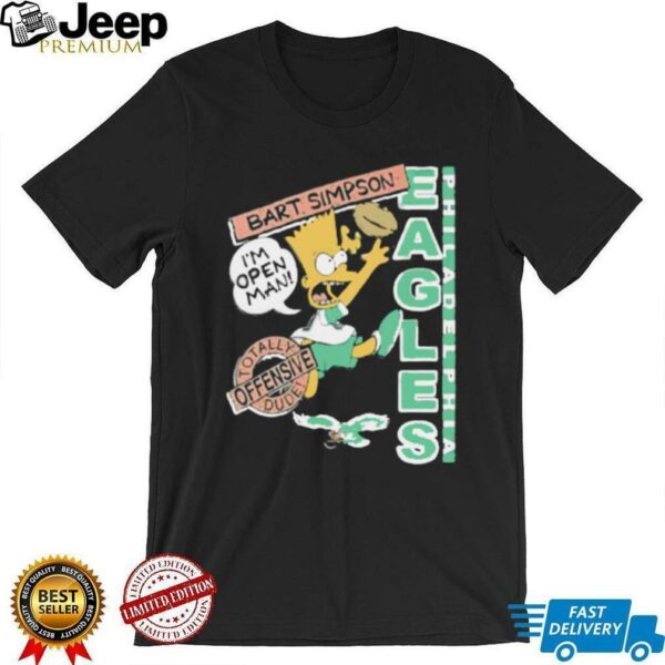 Bart Simpson Eagles NFL shirt