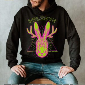 Believe rabbit head shirt