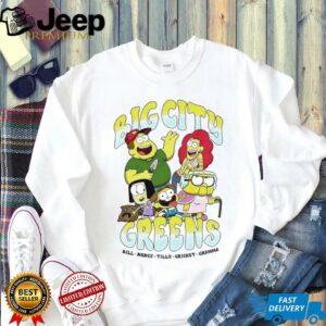 Big City Greens Bill Nancy Tilly Cricket Gramma cartoon shirt