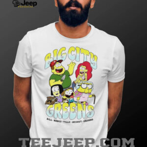 Big City Greens Bill Nancy Tilly Cricket Gramma cartoon shirt
