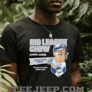 Big League Chew Aaron Judge Grand Slam Grape The Ballplayers Bubble Gum shirt