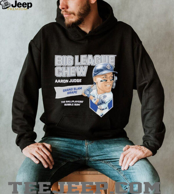 Big League Chew Aaron Judge Grand Slam Grape The Ballplayers Bubble Gum shirt