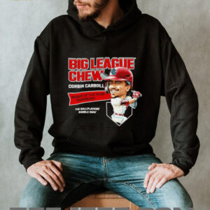 Big League Chew Corbin Carroll Rookie of The Year Raspberry The Ballplayers Bubble Gum shirt