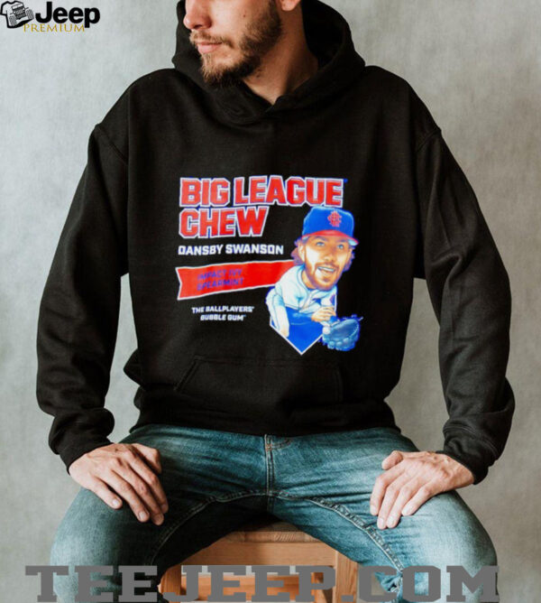 Big League Chew Dansby Swanson Impact Ivy Spearmint The Ballplayers Bubble Gum shirt