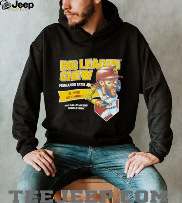 Big League Chew Fernando Tatis Jr El Nino Sour Apple The Ballplayers Bubble Gum Shirt