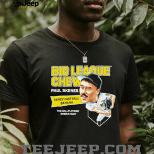 Big League Chew Paul Skenes Fancy Fastball Banana The Ballplayers Bubble Gum shirt