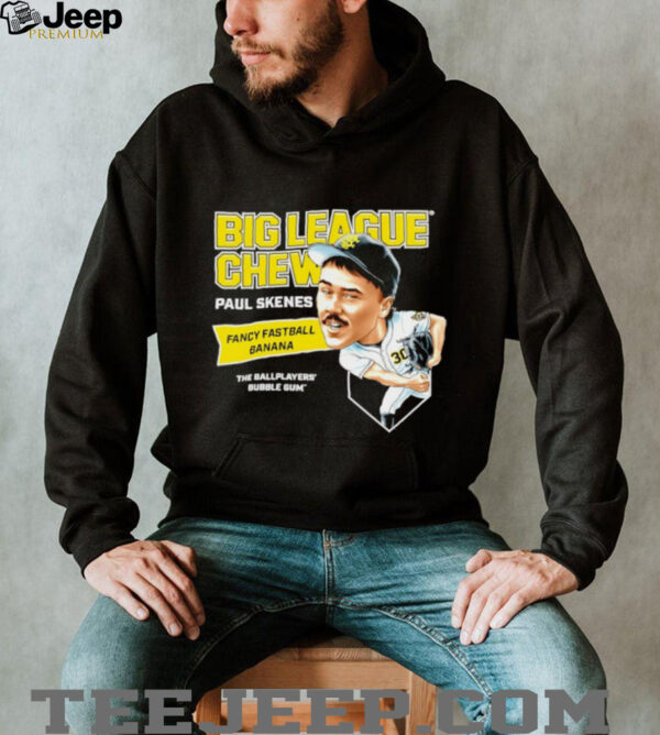 Big League Chew Paul Skenes Fancy Fastball Banana The Ballplayers Bubble Gum shirt