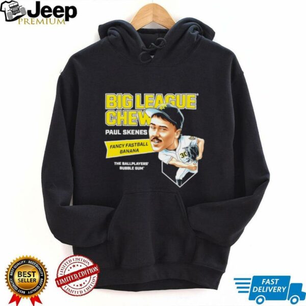 Big League Chew Paul Skenes Fancy Fastball Banana The Ballplayers Bubble Gum shirt