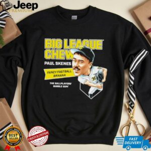 Big League Chew Paul Skenes Fancy Fastball Banana The Ballplayers Bubble Gum shirt