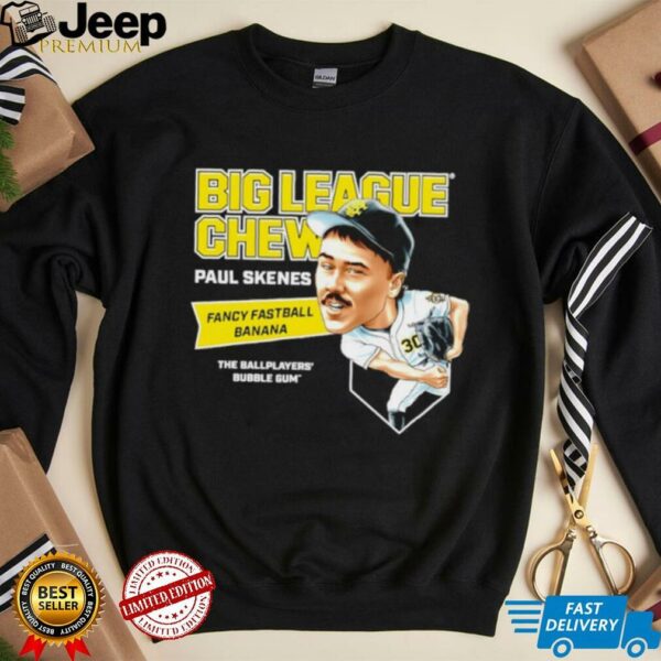 Big League Chew Paul Skenes Fancy Fastball Banana The Ballplayers Bubble Gum shirt