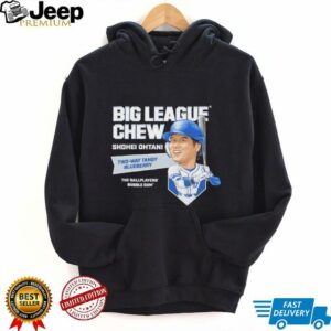 Big League Chew Shohei Ohtani Two way Tangy Blueberry The Ballplayers Bubble Gum shirt