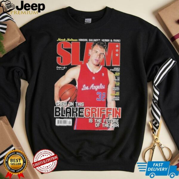 Blake griffin los angeles clippers NBA slam cover shirt