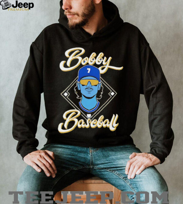 Bobby Witt Jr wearing glass Kansas City Royals Baseball MLB shirt