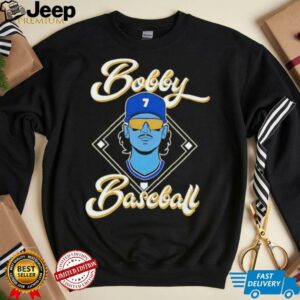 Bobby Witt Jr wearing glass Kansas City Royals Baseball MLB shirt