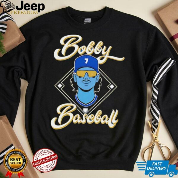 Bobby Witt Jr wearing glass Kansas City Royals Baseball MLB shirt